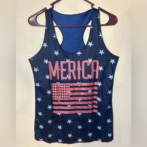 Fourth of July Tank - “Merica”